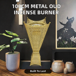 Quemador de Incienso de Sándalo Aromático de Metal de Alta Calidad, Tamaño Grande, Personalizado, para Todas las Estaciones, Moderno, Duradero, Directo de Fábrica - Product Image 2