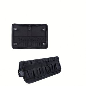 Juego de 32 Brochas de Maquillaje Profesional con Estuche Plegable, Brochas Sintéticas para Base, Polvo, Rubor, Sombra de Ojos - Product Image 2