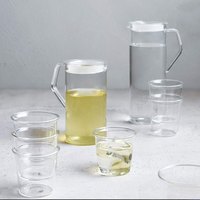 Tasse à poignée en verre de style japonais pour le thé, le café, la bière et le lait