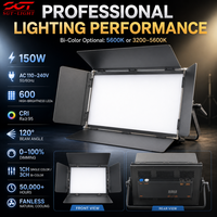 150W LED-Panelleuchte 3200K 5600K Einstellbares Studio-Videolicht DMX-Steuerung Hoher CRI für TV-Fotografie und Events