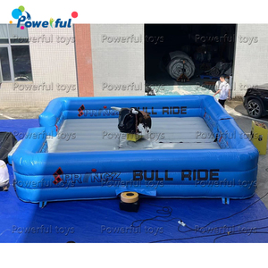Jeu de sport d'intérieur en plein air rodéo gonflable Bull Amusement Park Ride gonflable mécanique Bull Ride - Product Image 4