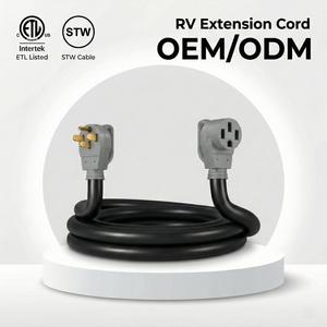 <span class=keywords><strong>สาย</strong></span>ต่อพ่วง RV ยี่ห้อ Linsheng ราคาโรงงาน ได้รับการรับรอง ETL รุ่น STW 50A NEMA 14-50 6/3+8/1 ความยาว 15 ฟุต พร้อมหูจับ - Product Image 1