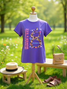 T-shirt per la Giornata Internazionale della Donna, da donna, a maniche corte, girocollo, casual, con stampa grafica, in tessuto jersey, per tutte le stagioni, vestibilità regolare - Product Image 2