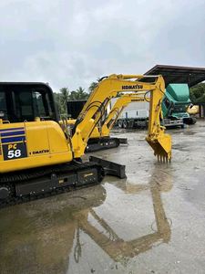 Mini-excavatrice Komatsu PC58 d'occasion importée, 5,8 tonnes, haute performance, nouvelle arrivée du Japon, en vente, moteur Cummins, pompe, certifiée CE - Product Image 4