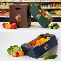 Cartons durables pour fruits et légumes, carton ondulé à double paroi, antichoc, pour l'expédition de fruits fragiles