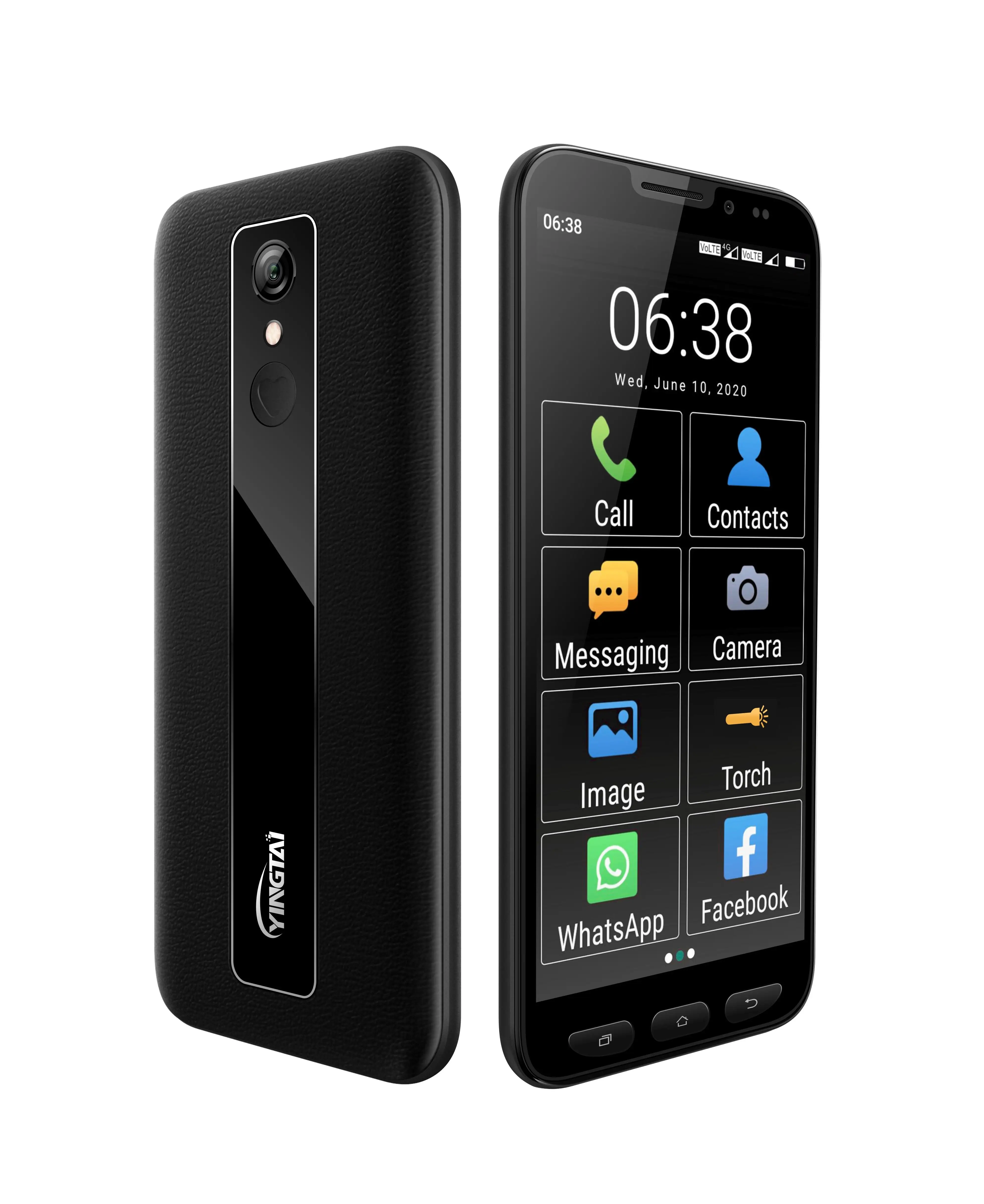 5.5 Inch Touch Screen Android Smart Telefoon Met Sos Knop Voor Senioren