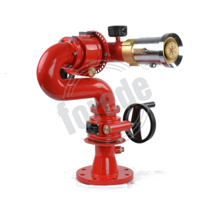 FOREDE 304 acier inoxydable 1200-3000LPM réglable fixe manuel moniteur série levier moniteur canon à eau camion de pompiers - Product Image 1