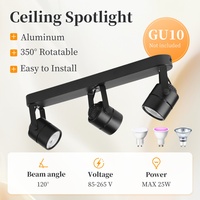 Lámpara de Techo LED GU10 Moderna de Superficie, con Múltiples Cabezales, para Sala de Estar, Dormitorio y Hotel, en Oferta