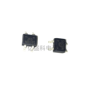 Rectificador de Puente MB26S 2A 60V SOP-4 de Montaje Superficial, Diodo de Silicio Monofásico - Product Image 3