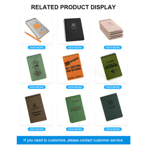 4 x6 אינץ 'אוניברסלי מחברת טקטי עבור בחוץ קמפינג pvc ספירלה מיני סגנון עמיד למים נייר ספר הערה - Product Image 5