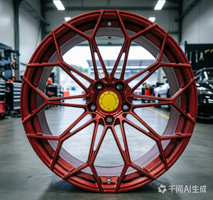 ล้อแมกนีเซียมฟอร์จน้ำหนักเบา ขนาด 16-21 นิ้ว แบบหลายก้าน ปรับแต่งได้ สีบรอนซ์ ใหม่ สำหรับรถแข่งสมรรถนะสูง - Product Image 3