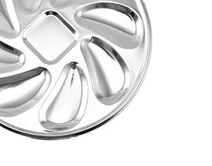 <span class=keywords><strong>Assiette</strong></span> à huîtres ronde en acier inoxydable créative Solhui Restaurant <span class=keywords><strong>pas</strong></span> <span class=keywords><strong>cher</strong></span> Grill Buffet Fruits de mer <span class=keywords><strong>Assiette</strong></span> en acier inoxydable - Product Image 6