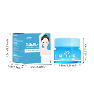 Etiqueta privada Extracto de planta orgánica natural Vitamina C Vitamina E Axila Blanqueamiento Crema desodorante de larga duración - Product Image 1