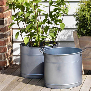 Maceta decorativa de Metal para el hogar y el jardín para la decoración del hogar Maceta de hierro galvanizado en macetas de diseño en relieve - Product Image 3