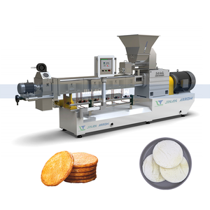 Ligne de production automatique de snacks soufflés au maïs JINAN ARROW, extrudeuse, mélangeur, <span class=keywords><strong>four</strong></span> de cuisson pour céréales, capacité de 200 à 2500 kg/h - Product Image 1