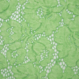 Tessuto in Pizzo di Nylon e Cotone con Motivo a Foglie, Leggero e Morbido al Tatto, per Abiti e Tessili per la Casa - Product Image 1