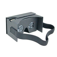 Casque de réalité virtuelle 3D en carton, boîte à lentilles VR en papier DIY avec écran de 3 à 6 pouces, laminage mat et gaufrage, recyclable