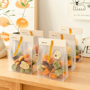 Sacchetti Monouso Personalizzati con Stampa, Buste in Plastica per Asporto di Biscotti, Caramelle, <span class=keywords><strong>Dolci</strong></span>, Snack, Confezioni Alimentari, Sacchetti Regalo Natalizi - Product Image 4