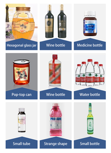 Bán tự động rộng rãi aplicate chai rượu vang máy dán nhãn cho có thể cup nhãn thủy tinh nhỏ chai tròn nhãn hiệu máy dán nhãn - Product Image 5