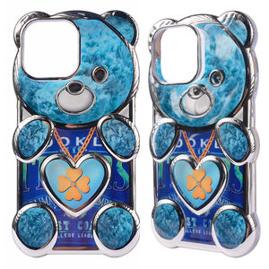 2025 Meilleures Ventes <span class=keywords><strong>Antichoc</strong></span> Téléphone Portable Cas Adorable Ours Forme Galvanoplastie TPU Cas Pour <span class=keywords><strong>iPhone</strong></span> 16 15 Fundas Para Celulares - Product Image 5