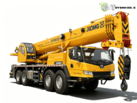 Grue sur camion XCMG QY80K5D d'occasion, 80 tonnes, flèche de 47 m, grue hydraulique mobile, équipement de levage pour travaux de construction lourde