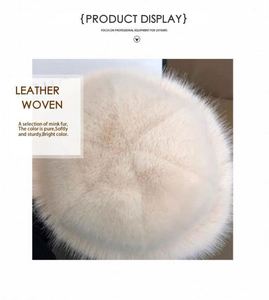 2025 New Bucket Hats for Autumn Faux Fur and Plush <b>Material</b> Thick and Warm Fashionable and Exquisite. - Product Image 5