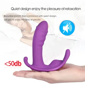 Vibratore mutandine indossabile APP del sesso telecomando clitoride G Spot vibratore anale farfalla giocattoli del sesso in Silicone per le donne 10 velocità