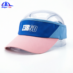 Casquettes à visière légères 100 % polyester, bicolores, brodées, unisexes, sportives, à large bord, respirantes, pour le sport et les activités de plein air - Product Image 1