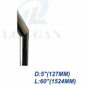 <span class=keywords><strong>D</strong></span>/254MM <span class=keywords><strong>L</strong></span>/1524MM 60c in <span class=keywords><strong>acciaio</strong></span> inox Chino scarico Stack Tip camion cromato curvo Stack tubo per America Semi camion - Product Image 6