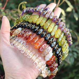 Phù Thủy <span class=keywords><strong>Wiccan</strong></span> Tinh Thể Vương Miện Thạch Anh Hồng Headband Sao Trăng Thạch Anh Tím Phụ Kiện Tóc Pha Lê Thạch Anh Tóc Vương Miện Cho Cô Gái - Product Image 2