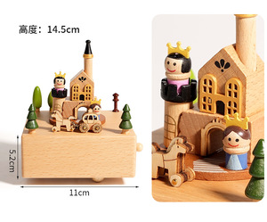 Carillon in Legno a Manovella Fai-da-Te, Regalo di Compleanno Creativo e Pratico per Bambini, Giocattolo Musicale Personalizzato con Suono Anni '60 - Product Image 4