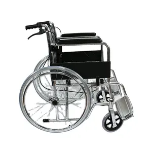 Steel Foldable Economic Cheapest Wheelchair Junneng Wheelchair JN809