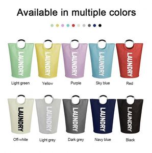 90L Large Laundry Basket Foldable Laundry Hamper with Aluminum Handles Waterproof Dirty Clothes Storage <b>Bin</b> - Product Image 2