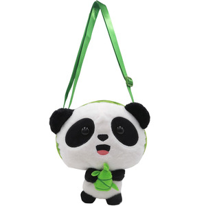 Sac à bandoulière en fausse fourrure d'ours <span class=keywords><strong>panda</strong></span>, petit sac à main moelleux en peluche, sac à main en peluche d'ours <span class=keywords><strong>panda</strong></span>, sac à main en peluche de dessin animé pour femmes - Product Image 1