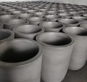 Thermal Shock Resistance Clay Graphite Container Lifespan Clay Crucible