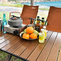Table de camping HISPEED Outdoor 900 mm Egg Roll, légère, pliable, portable, pour barbecue, pique-nique, plage, randonnée