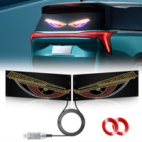 HUIJIE Devil Eye X Series, panneau d'affichage LED dynamique universel 12V, 11 modes, USB pour voiture, tuning automobile, OEM Factory