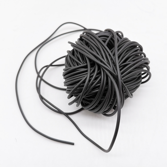 Rubber Cord 2mm 3mm 4mm 6mm 5mm 8mm 10mm Silicone EPDM NBR FKM Rubber Cord Strong Stretch Round Foam Cord