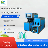 Máquina Sopladora de Botellas Semiautomática de 10l, 2 Cavidades, Máquina Sopladora de Botellas Semiautomática de 4 Cavidades, Máquina de Moldeo por Soplado Semiautomática