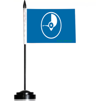 Drapeaux de bureau Tokelau, petits drapeaux de table avec mât noir, décoration pour la maison et le bureau, célébrations de festivals