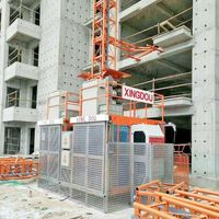 Ascenseur à crémaillère robuste pour les projets de construction de bâtiments de grande hauteur
