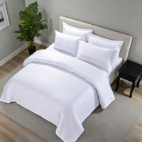 Drap de coton égyptien pour hôtel 400 fils textiles de maison King Size de luxe King Size 100 coton drap de lit pour hôtel ensemble de literie
