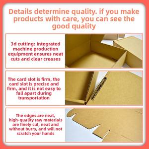 Caja de embalaje cuadrada extra resistente para envíos aéreos, caja de logística para comercio electrónico transfronterizo, caja de mensajería para joyería y ropa, caja para envíos aéreos. - Product Image 3