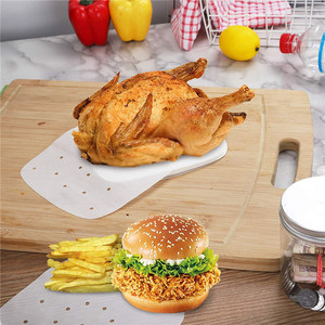 Joinhot Silicone Steamer Liners Punched Paper 10x10cm For Air Fryer And Steamer Baking Accessories - Product Image 4