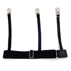 Jarretelles Anti-Glisse et Anti-Plis <span class=keywords><strong>à</strong></span> 3 Pattes avec Pinces Métalliques pour Chemises Formelles Hommes et Femmes - Product Image 2