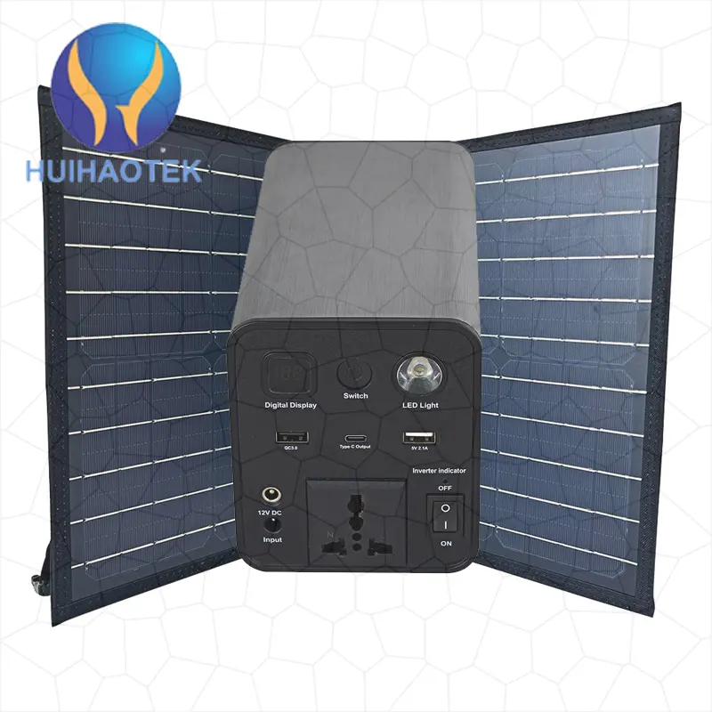 Caricatore portatile avviamento elettrico per auto e pannello solare della fabbrica di R & D, batterie agli ioni di litio batteria di accumulo di energia