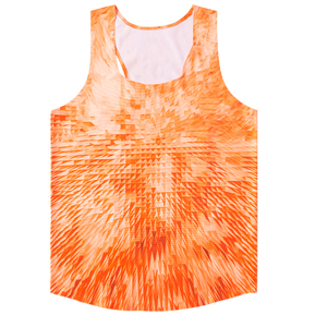 Quick Dry Breathable Custom Print Seamless Bonding Elasticity Vest Colorful Tank Tops Unisex Fitness Running Sleeveless Singlet - Product Image 3