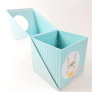 Scatola Regalo Quadrata Rigida Personalizzata Ecologica Riciclabile per Sapone Artigianale Aromaterapico con Finestra Flip-top Interattiva e Divertente - Product Image 5