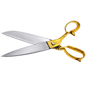HIRA 24513 Heavy Duty <b>Scissor</b> with Brass Handle - Product Image 1