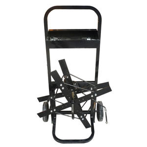Cross-Shaped Steel Strapping Reel Cart with PET Bracket <b>Plastic</b>-Coated PP Material for Steel Strapping Reels - Product Image 2